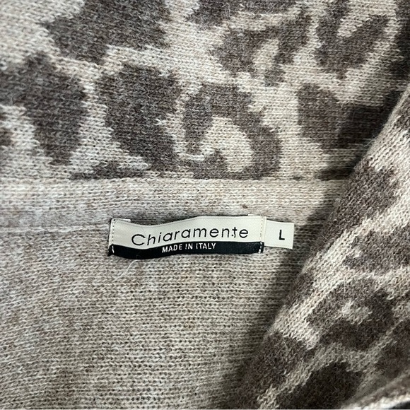 Chiaramente Brown Button Wool Blend Cardigan Sweater - Picture 12 of 14